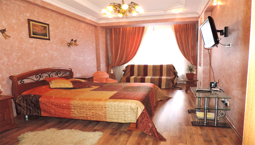 Decebal Studio Apartment es un apartamento de 1 habitación en alquiler en Chisinau, Moldova
